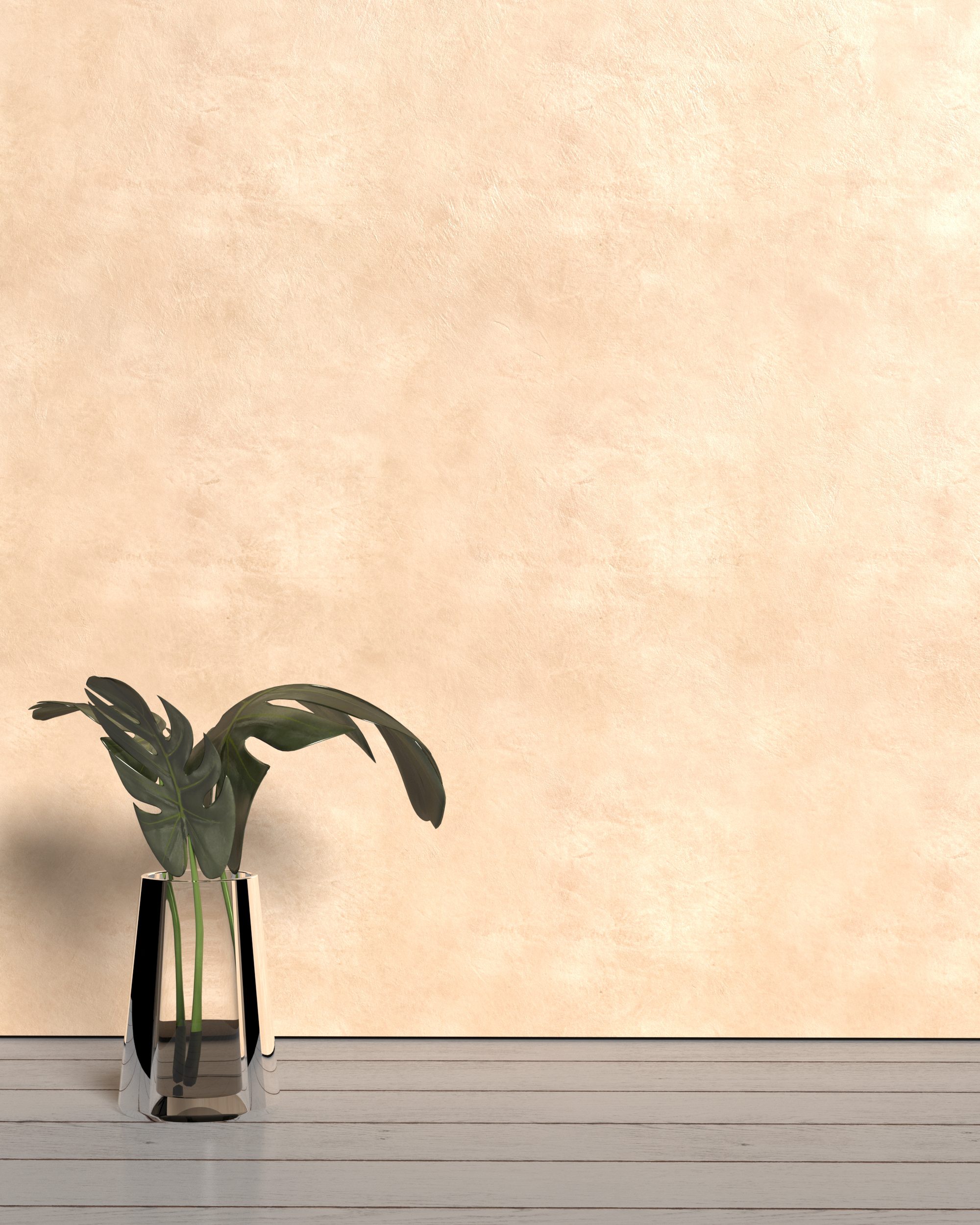 Wykończenie tynkiem weneckim Marmorino Carrara w kolorze beżowym Tynk wenecki Marmorino Carrara w ciepłej tonacji beżu — naturalne wykończenie ścian wapnem od Silk Plaster